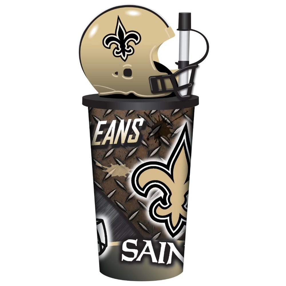 NFL New Orleans Saints 32oz. Helmet Cup w/Straw BOUTIQUE